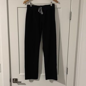 Figs women’s black Livingston scrub pants XS